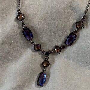 Crystal Blue Necklace